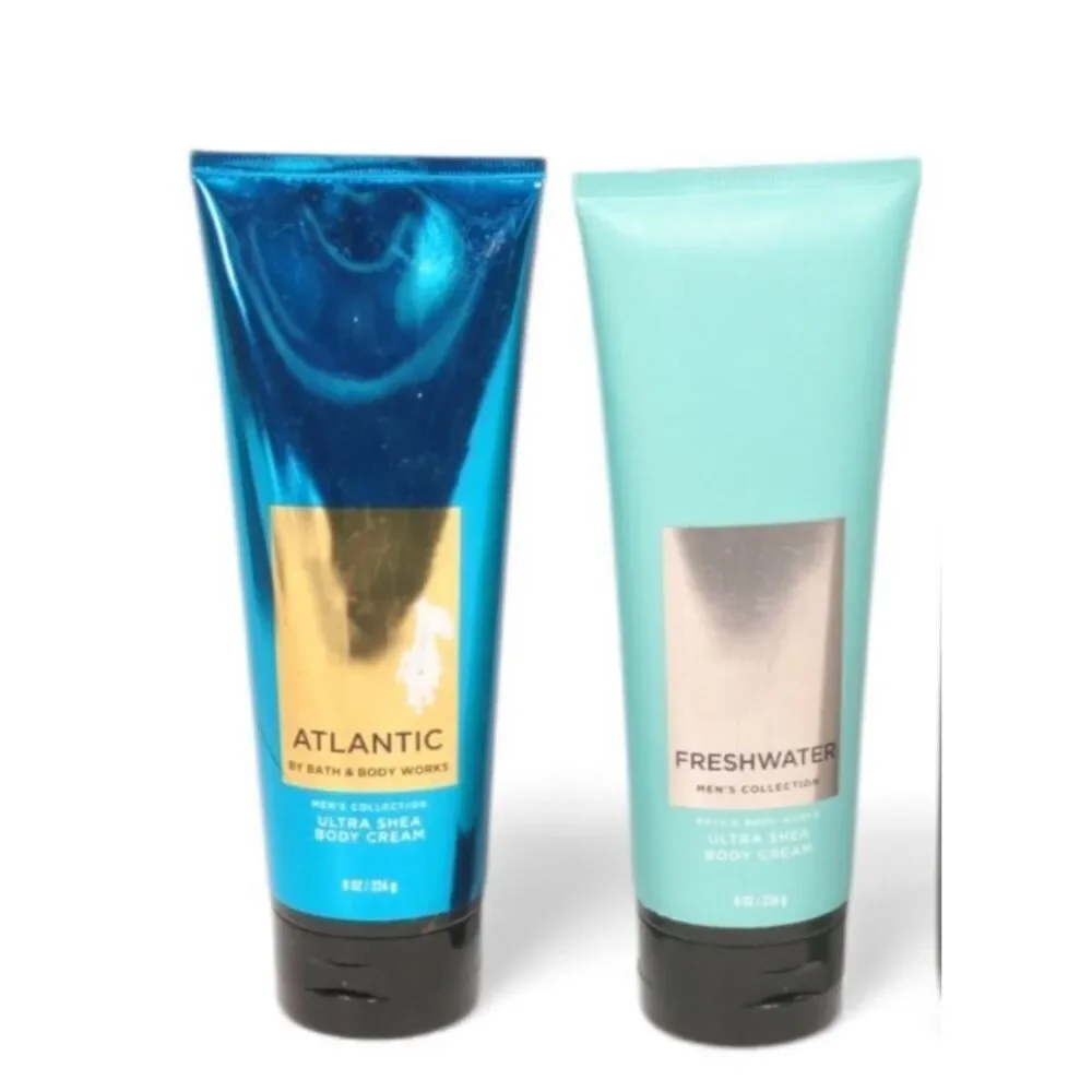 Bath & Body Works Men’s 2pc Ultra Shea Body Cream Atlantic & Freshwater